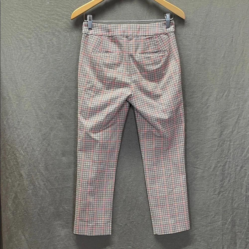 Boden Women's Beige Checkered Trousers